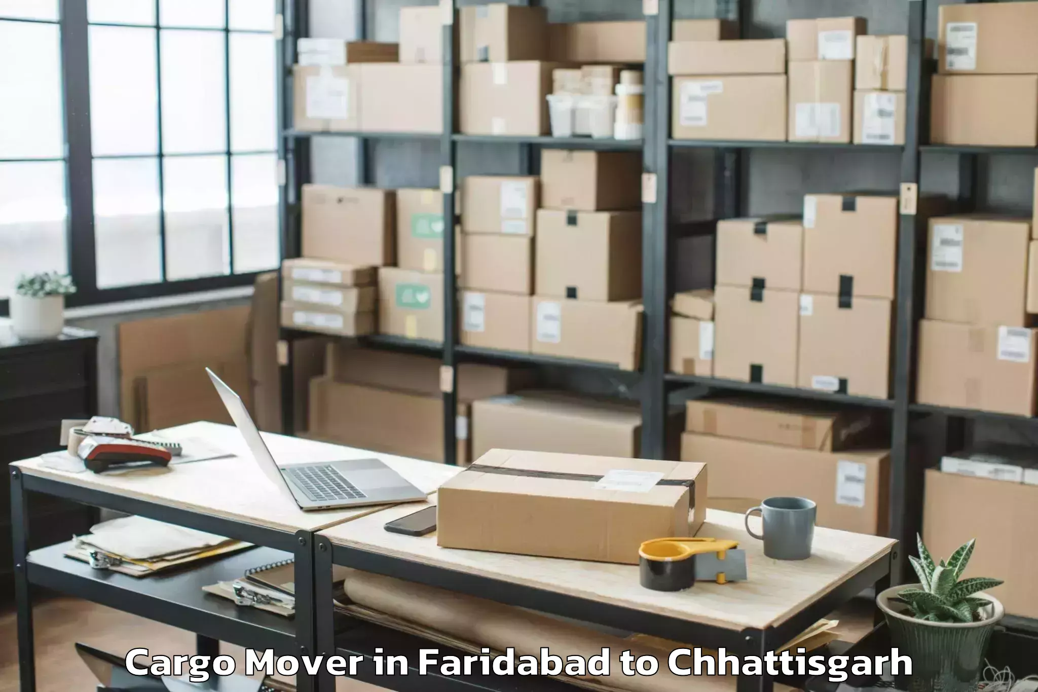 Book Faridabad to Shivrinarayan Cargo Mover Online